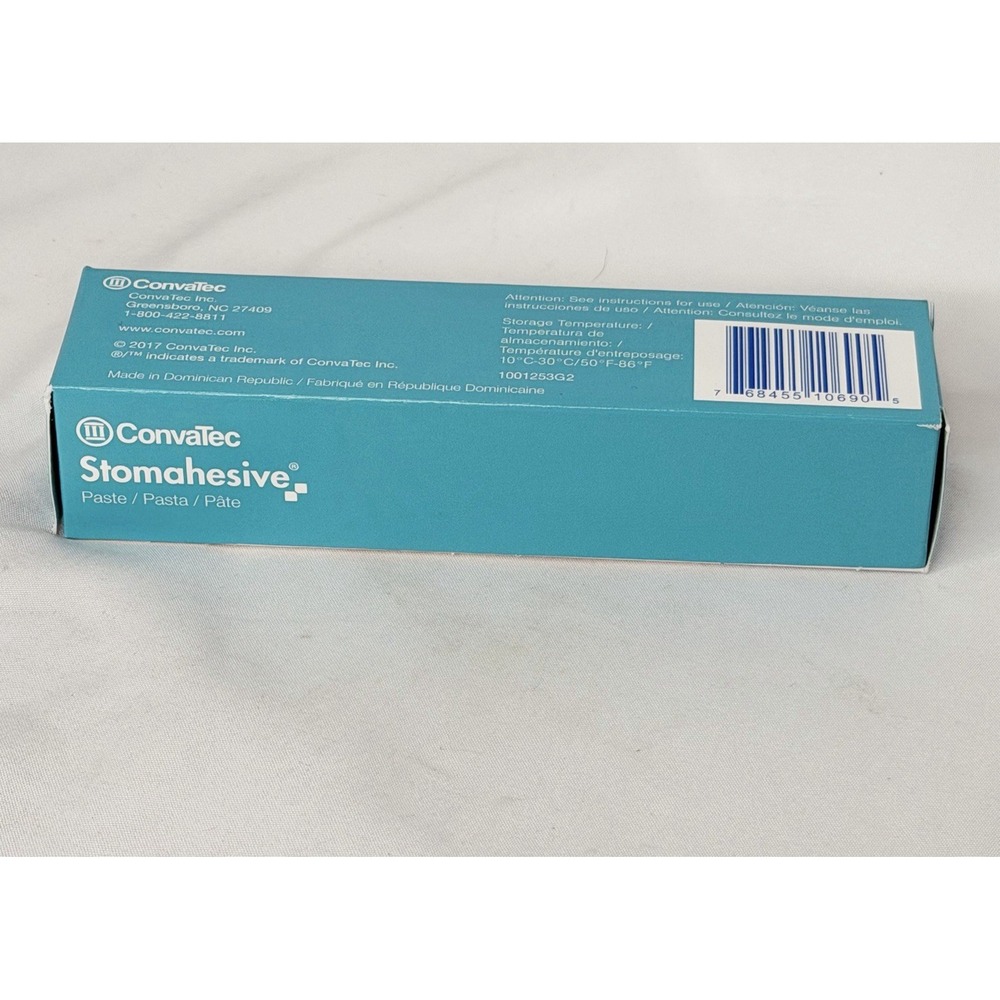Convatec Stomahesive Paste 183910 2 Oz Tube Ostomy Paste 11-01-2027 and fresher